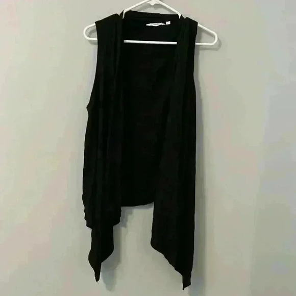Athleta Tops - Athleta Black Open Front Sleeveless Vest Large